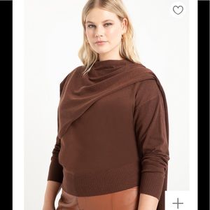 Eloquii Scarf 🧣 Wrap Sweater